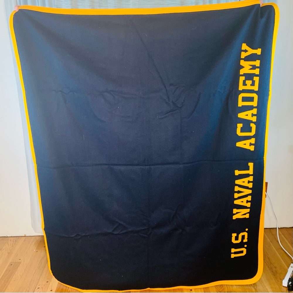 Jack by BB Dakota Yellow and Navy Blue U. S. Naval Academy Blanket